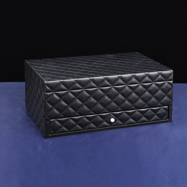 black leather jewelry box wholesale