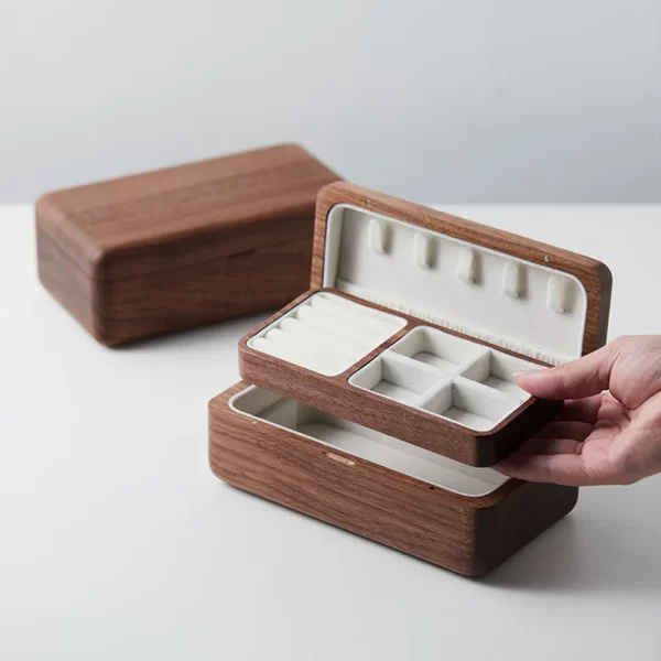 small wooden jewelry box