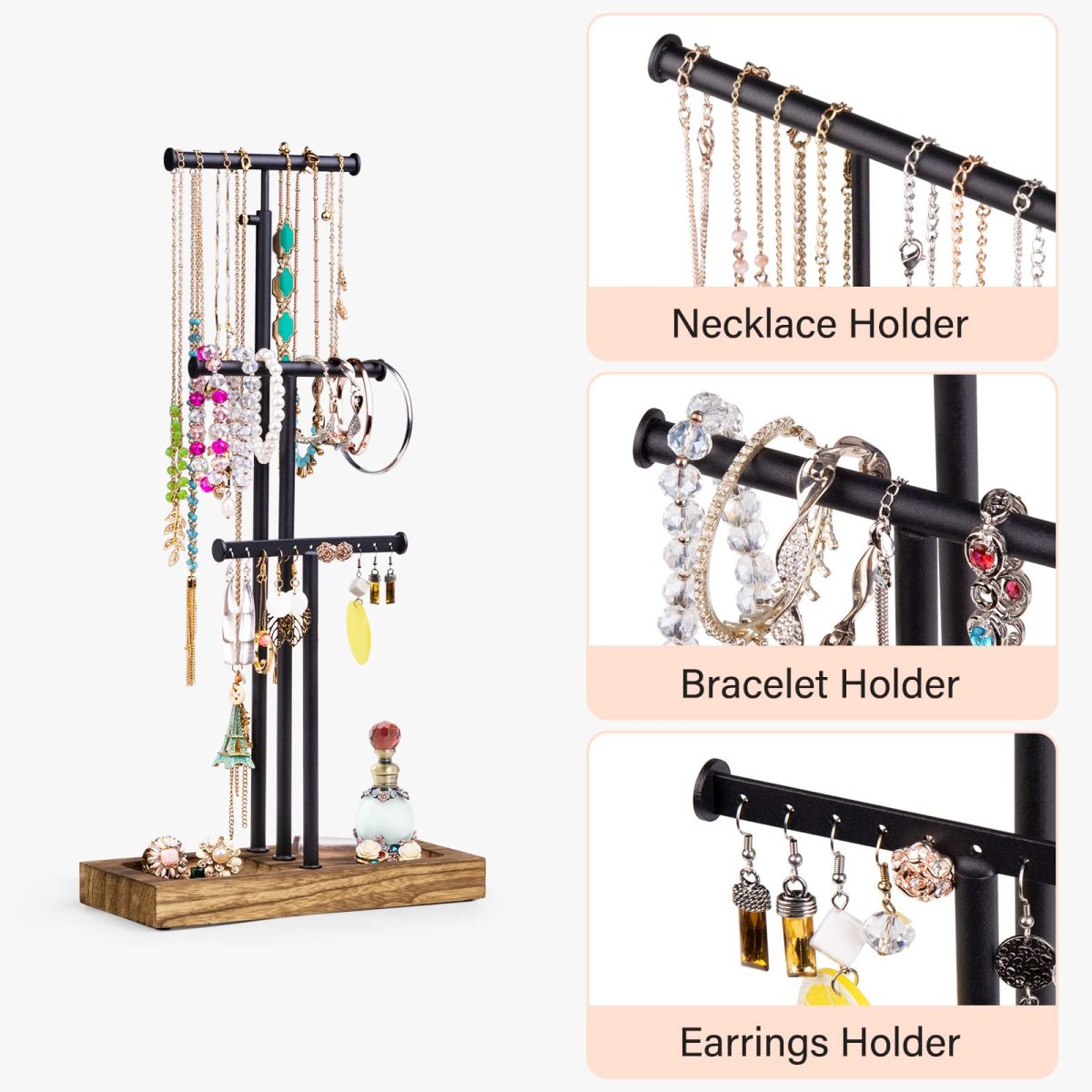 women's necklace holder stand