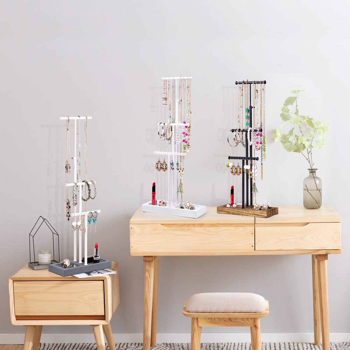 tall necklace hanger stand