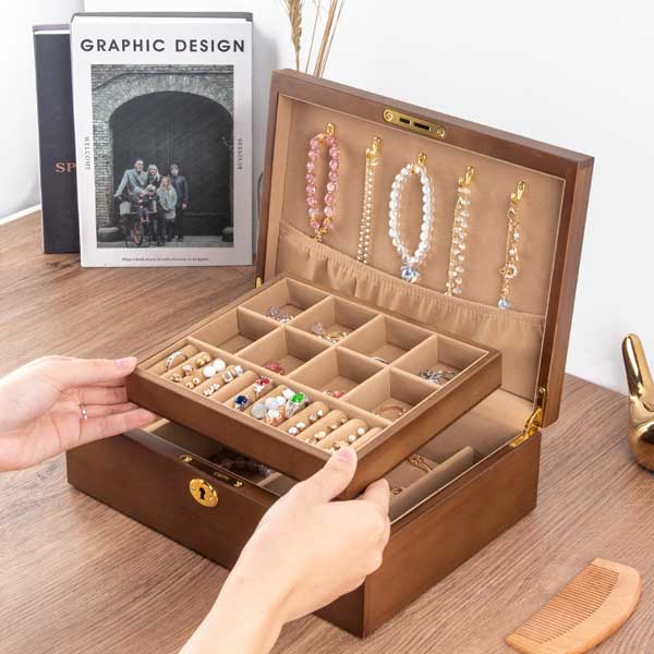 mens wooden jewelry box