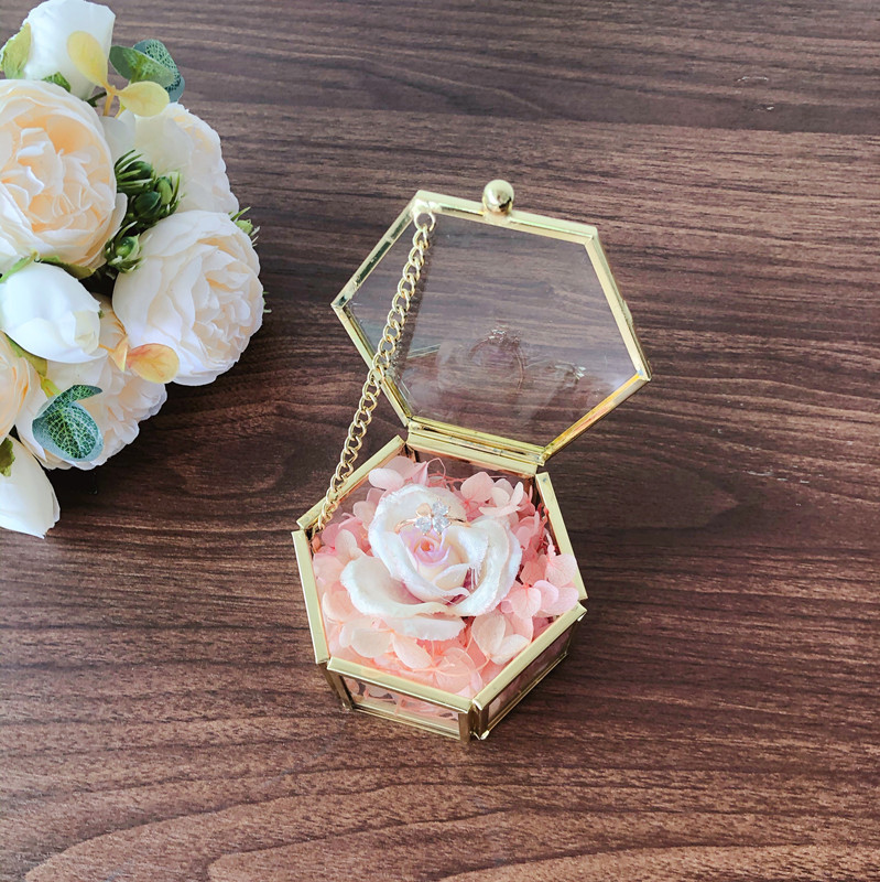 small glass jewelry box