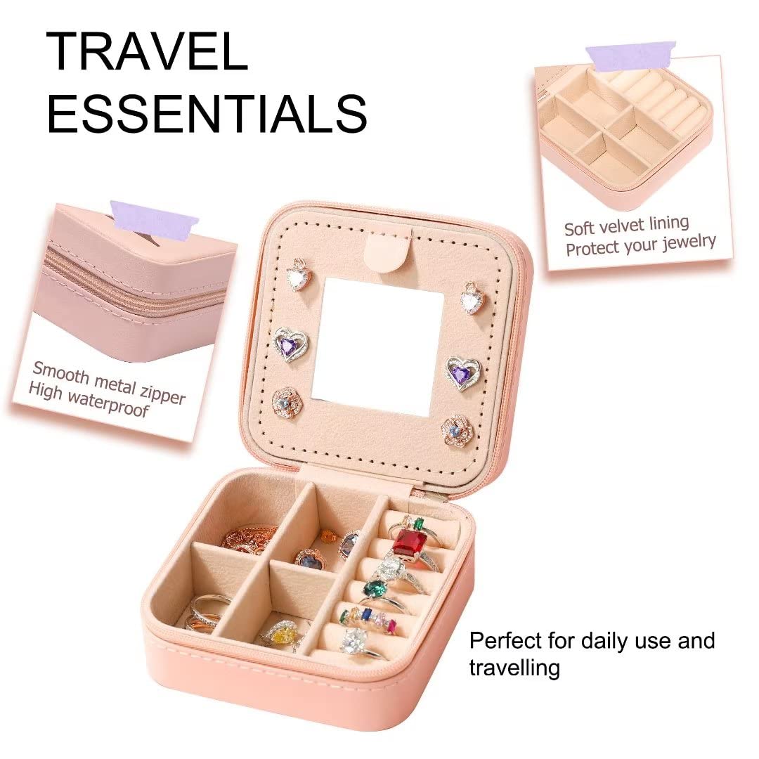 initial travel jewelry box